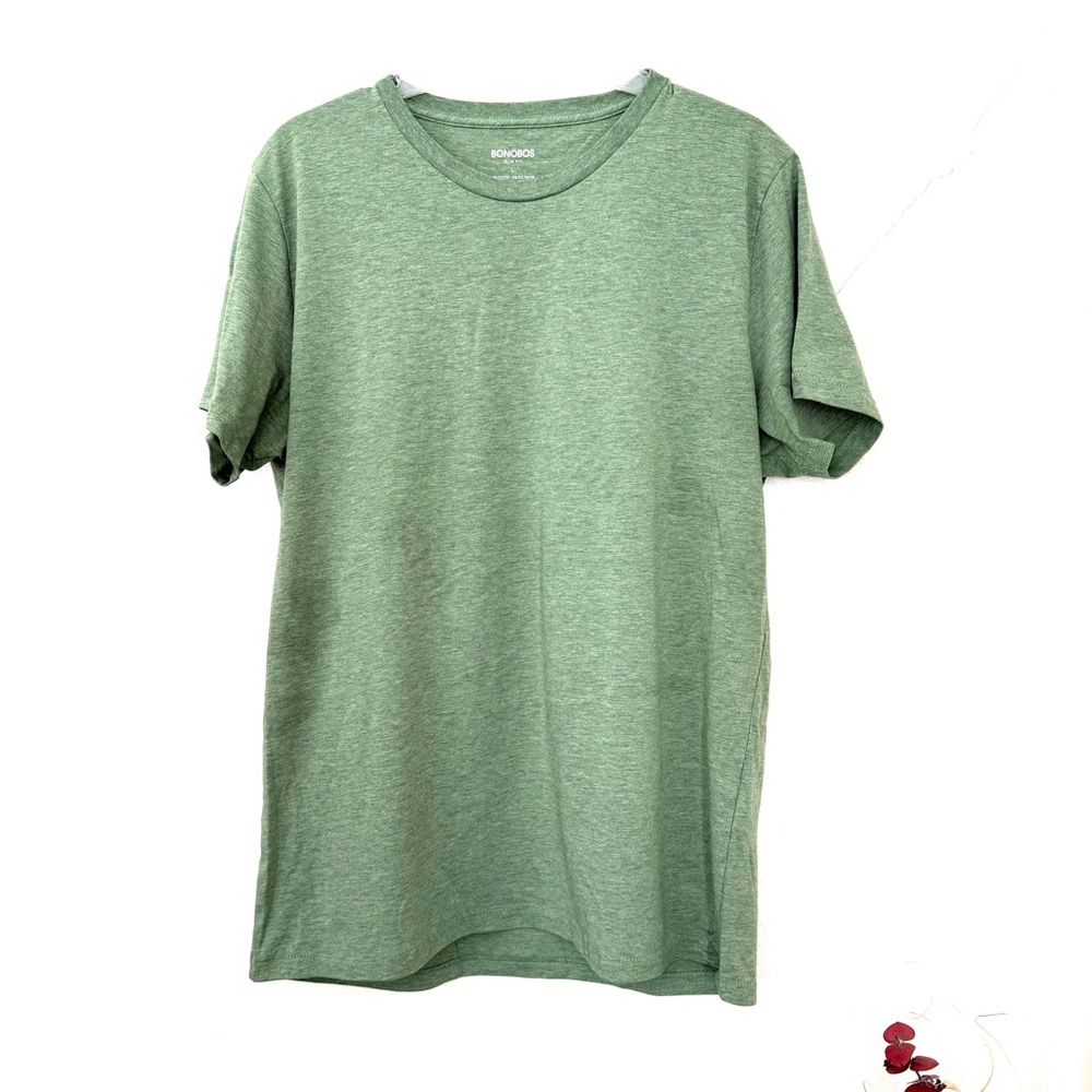 Bonobos green Men's T-Shirt. Size large